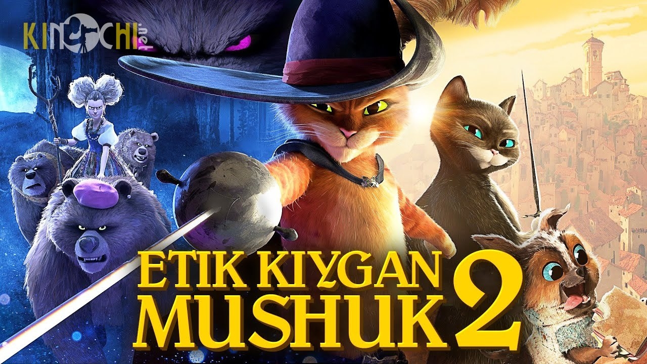 "Etik kiygan mushuk 2" multfilm to'liq o'zbekcha tahlili