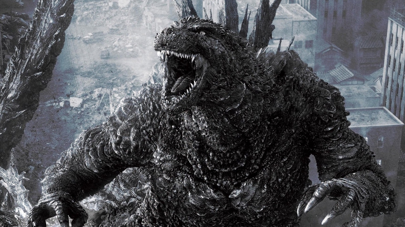 Godzilla: Minus bir filmi oq qora versiyasi uchun treyler