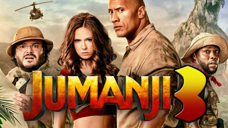 Jumanji 3: Ochiq dunyo filmidan yangi rasmiy treyler