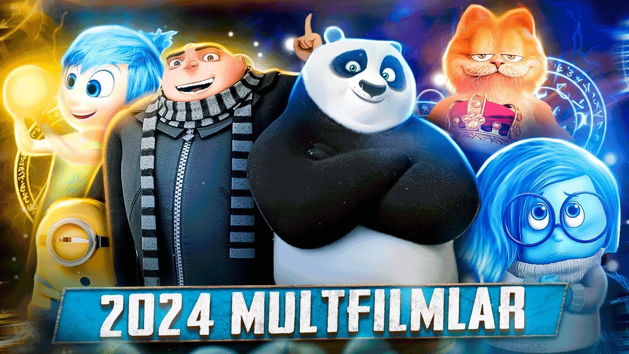 2024- yilda premyerasi kutilayotgan top Multfilmlar (Video)