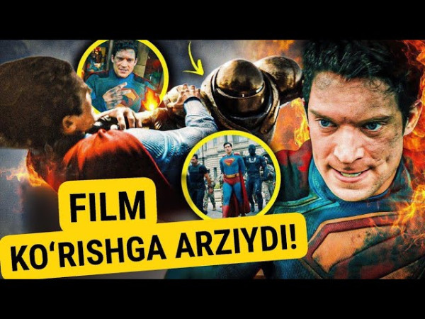 Supermen filmi O'zbek tilida spoylersiz tahlil videosi